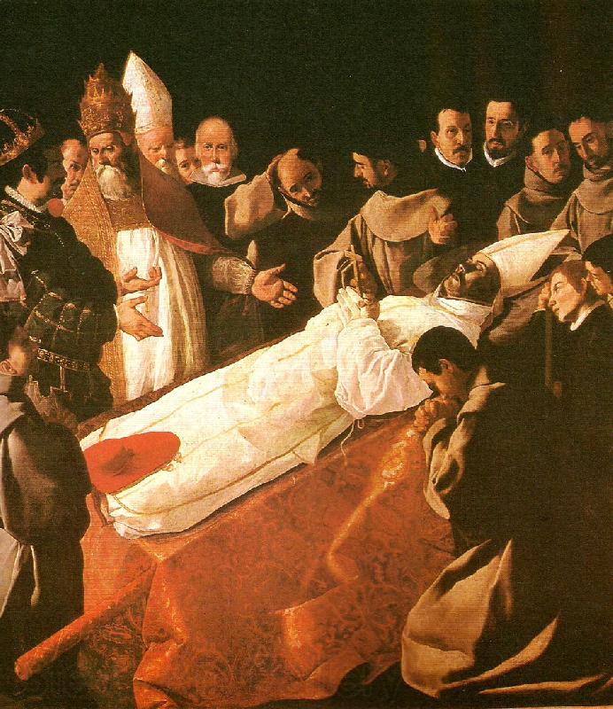 Francisco de Zurbaran death of st. buenaventura Norge oil painting art